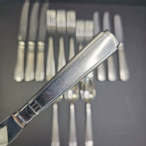 Gero Roestvrij Zilmeta 15PCS Flatware Set Stainless Steel Forks Knives Spoons